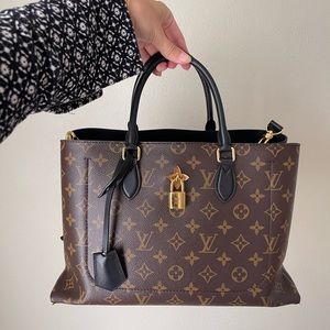 Authentic Louis Vuitton Flower Tote
